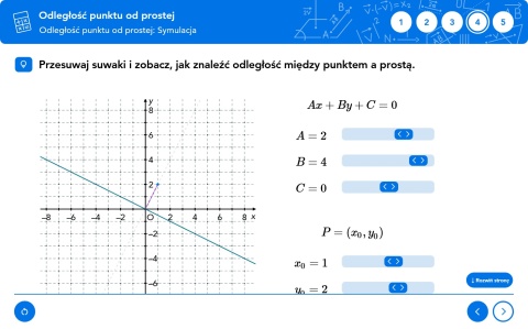Interaktywny program matematyczny dla liceum i technikum