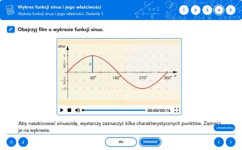 Multimedialne materiały matematyczne dla szkół ponadpodstawowych