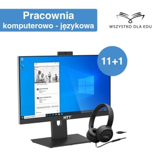 Pracownia Komputerowo-Językowa WDE 12 stanowisk 2w1 Cyfrowy Uczeń