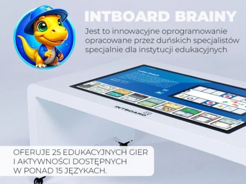 Stół interaktywny INTBOARD ZABAVA N43 z instalowanym Windows | Intel Core i5 | 16 GB RAM | VAT 0%