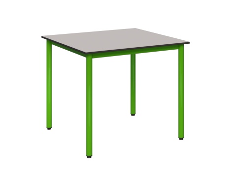 Stolik Magda blat COMPACT HPL 800 x 800 z regulacją 4-6