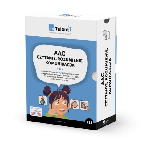 mTalent AAC Czytanie, rozumienie, komunikacja (wiek 11+) - premiera październik 2026