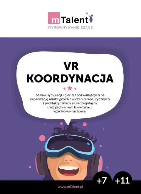 mTalent VR Koordynacja (wiek 7+, 11+)