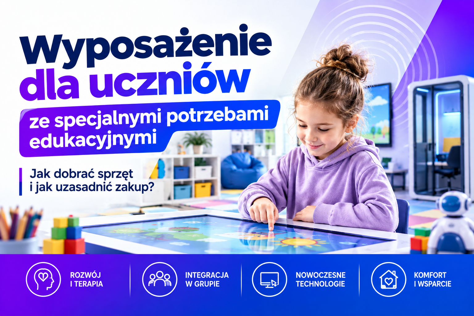 Wyposażenie dla uczniów ze specjalnymi potrzebami edukacyjnymi (SPE) - co szkoła może kupić i jak uzasadnić zakup?